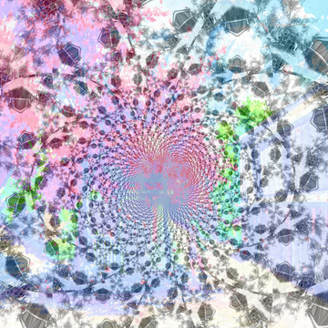 拼花花型裝飾畫 無分層