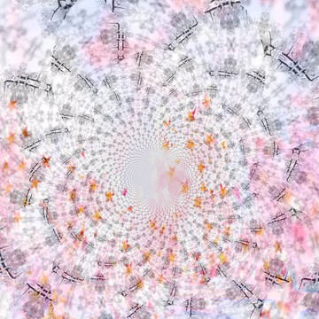 拼花花型裝飾畫 無(wú)分層