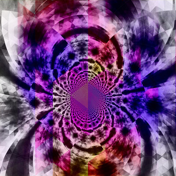 拼花花型裝飾畫 無分層
