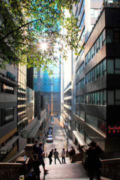 香港玻璃帷幕大楼