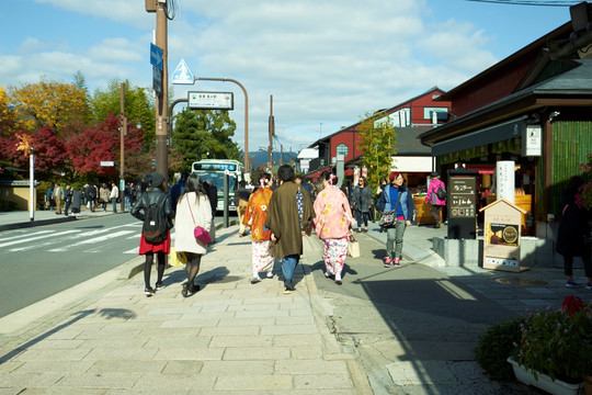 日本街景旅客