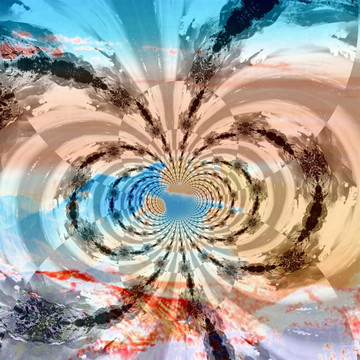 拼花花型裝飾畫 無分層