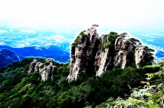 山峰 蒙山 鷹窩峰