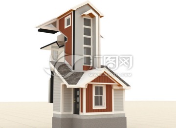 景區(qū)瞭望塔樓模型設(shè)計(jì)
