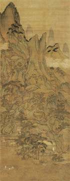 春山泛舟圖