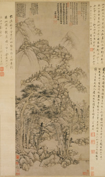 丹崖玉樹圖