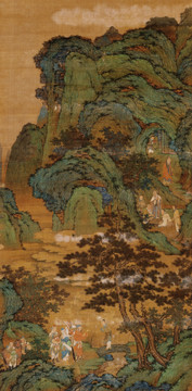 商山四皓圖軸