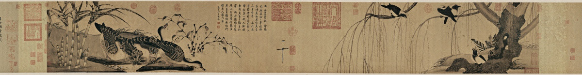 柳鴉蘆雁圖