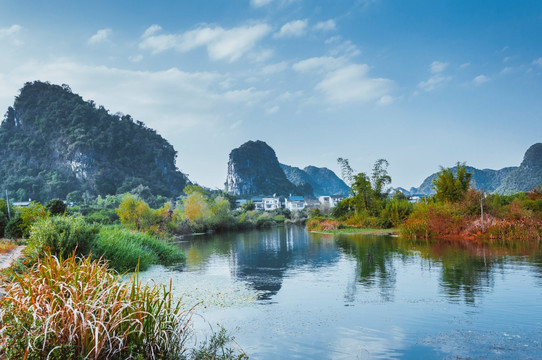 遇龙河风光