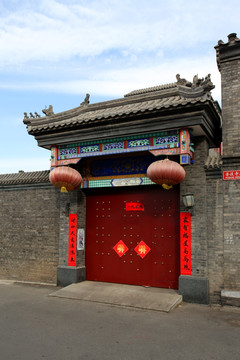 北京 四合院 门 门楼 门面