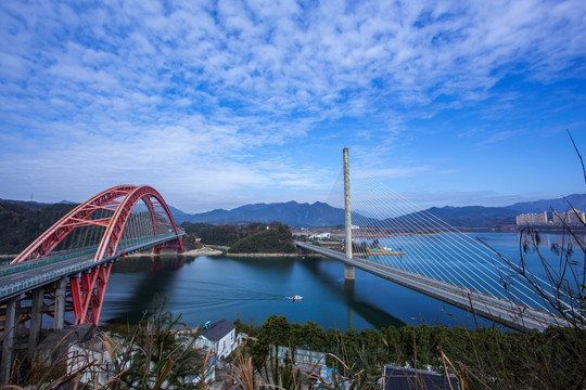 黄山太平湖双桥