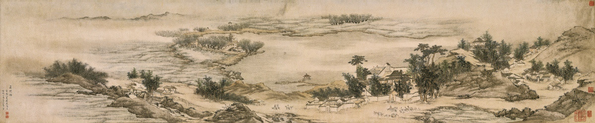燕子磯莫愁湖圖