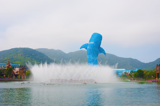 鲸鲨 雕塑