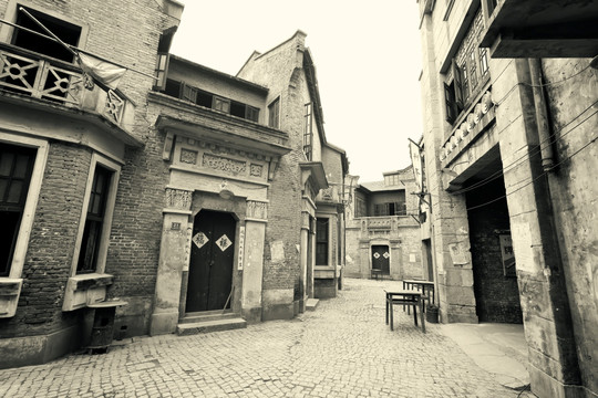老上海街景 大画幅