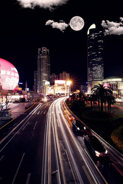 徐家汇夜景