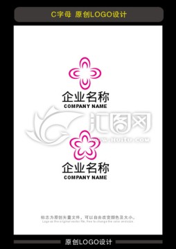 C字母 LOGO设计