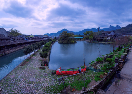 岩头古村全景