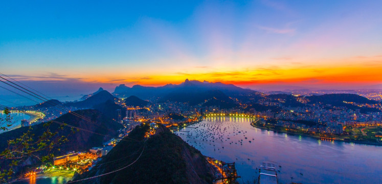 里约 热内卢 夜景