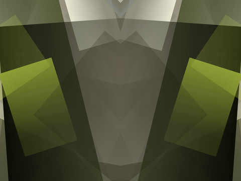 绿色几何拼接抽象高清立体背景