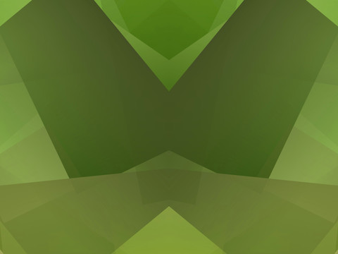 綠色立體幾何拼接抽象高清背景