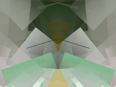 绿色几何抽象立体拼接底纹背景