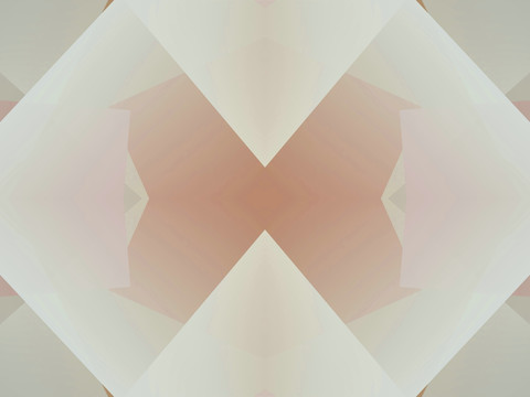 紅色立體幾何抽象拼接面電腦圖案