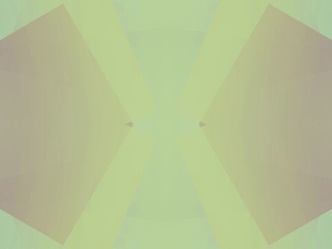 绿色立体几何拼接面抽象电脑图案