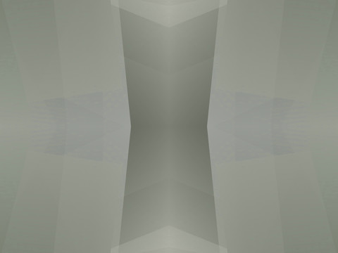 灰色立体拼接几何抽象电脑图画