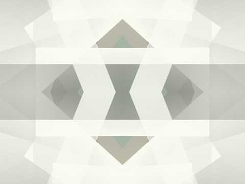 灰色立体几何抽象拼接高清电脑画