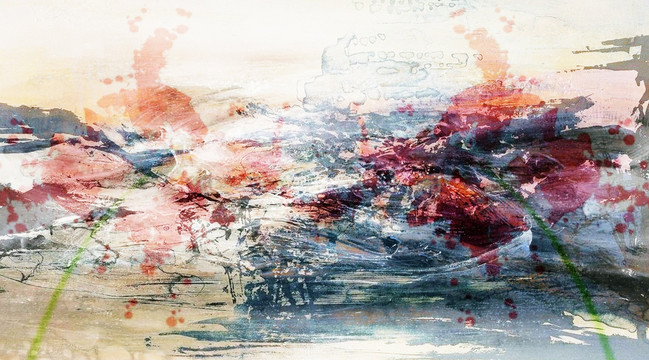 抽象油畫