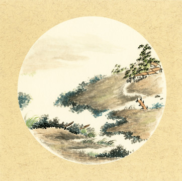 国画山水画