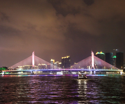 广州海印桥夜景