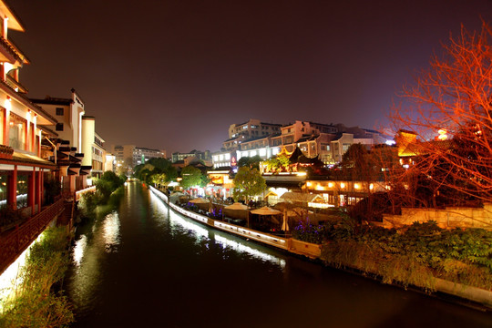 南京风光 南京秦淮河夜景