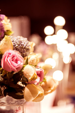 婚礼舞台鲜花