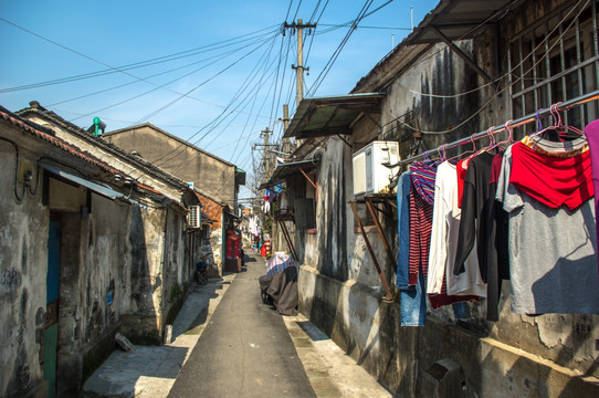 胡同小巷市井生活旧城改造拆迁