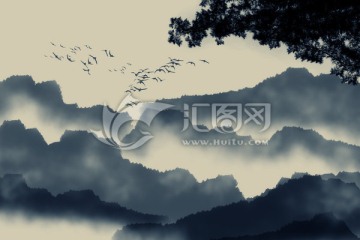水墨山水