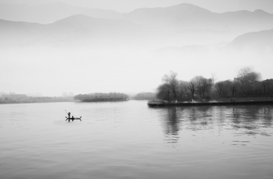 江南 装饰画 合层