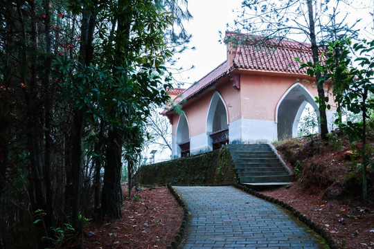 庭院 古代 建筑 历史 房子