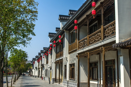 高清江南古鎮南京夫子廟長樂渡