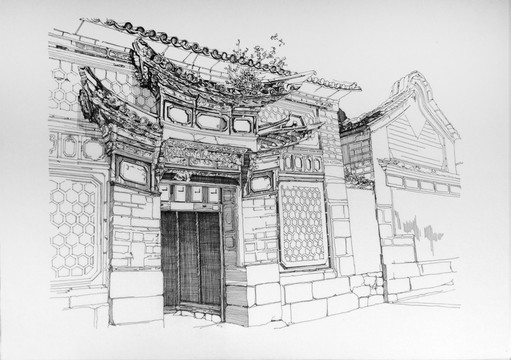 傳統(tǒng)民居入口
