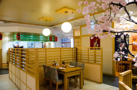 日本料理店环境图