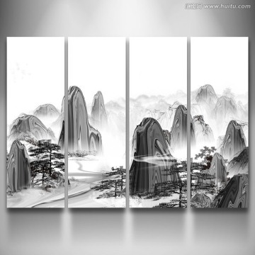 水墨山水畫(huà)