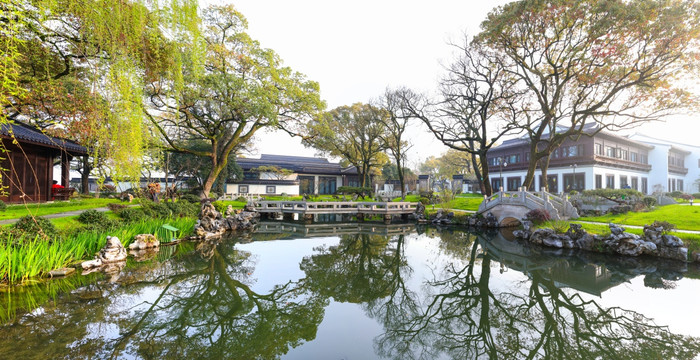 杭州西湖柳莺里酒店全景图