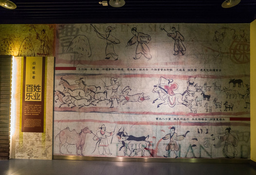 古代生活场景壁画