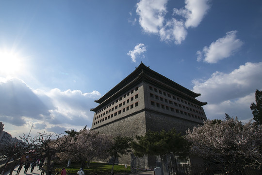 北京明城墙遗址公园 东便门角楼