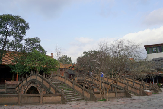 德阳文庙 泮桥和戟门