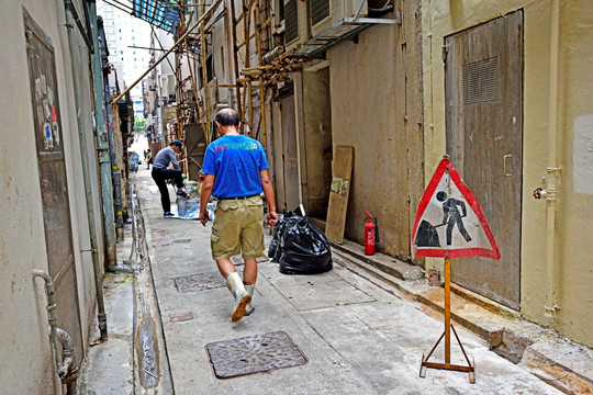 香港街景 香港胡同