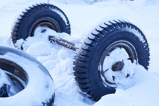 雪中轮胎