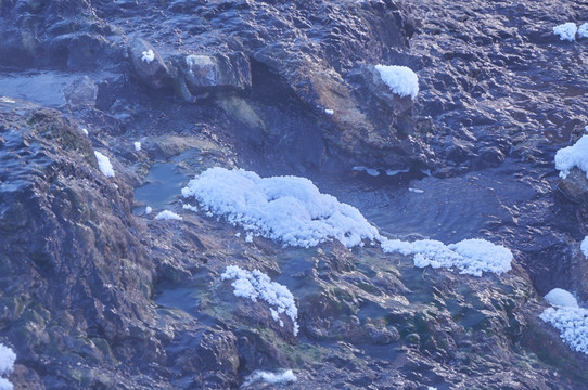 吉林长白山冬天雪景