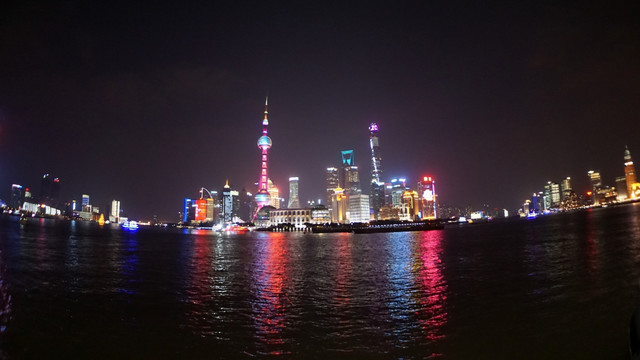 上海夜景全景